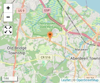 Map of Matawan Montessori Academy