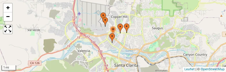 Related schools map
