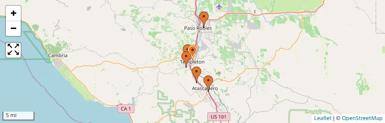 Related schools map