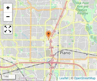 Map of Mt. Olive Church Of Plano School Of The Arts