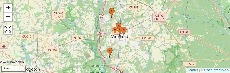 Related schools map
