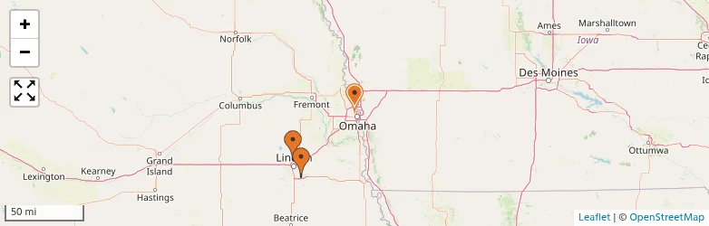 Related schools map