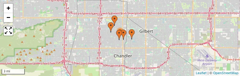 Related schools map