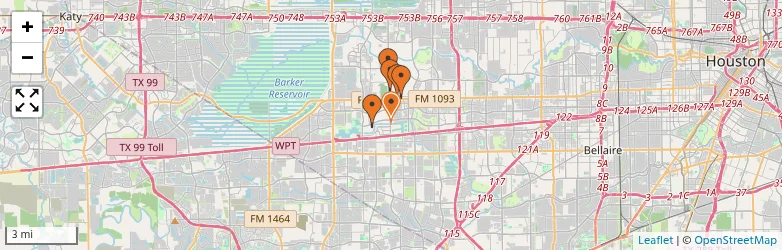 Related schools map