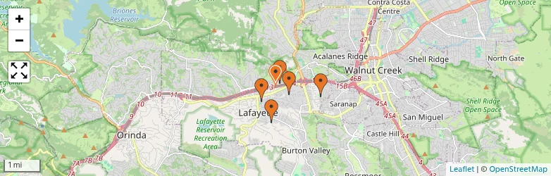 Related schools map