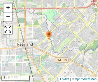 Map of Primrose School Of Pearland Parkway