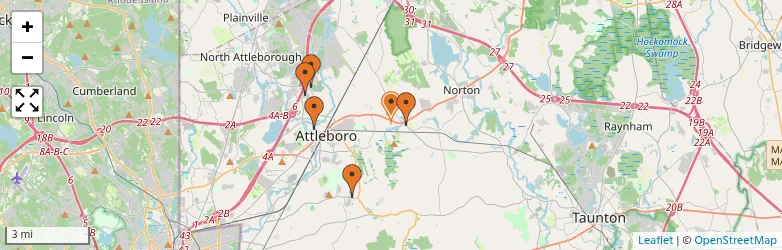 Related schools map