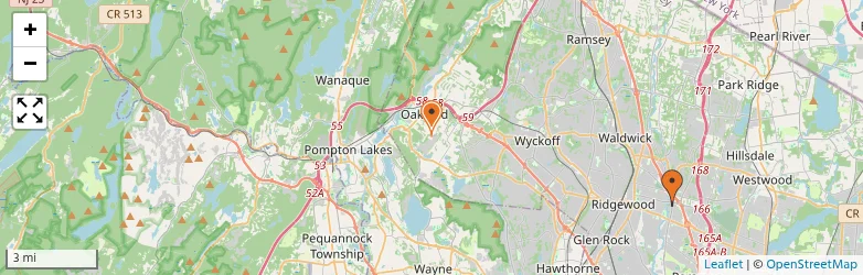 Related schools map
