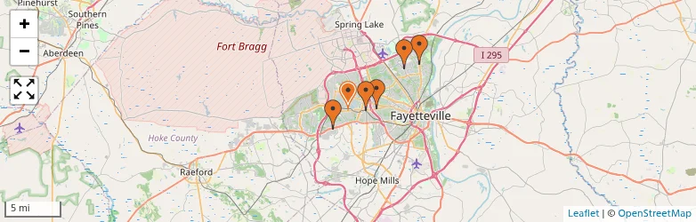 Related schools map