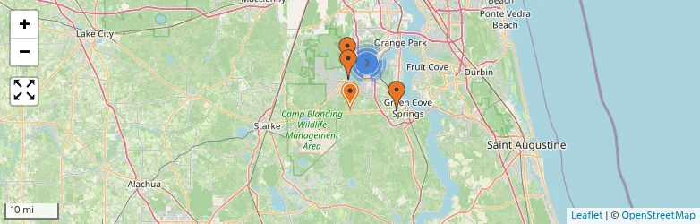 Related schools map