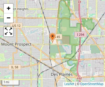 Map of Northern Illinois Academy