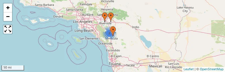 Related schools map