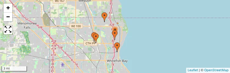 Related schools map