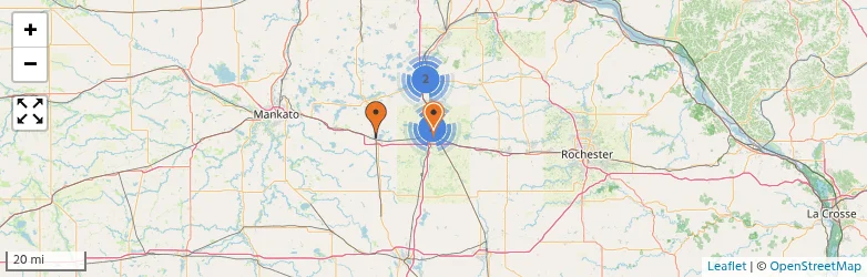 Related schools map