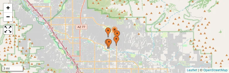 Related schools map