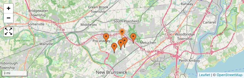 Related schools map
