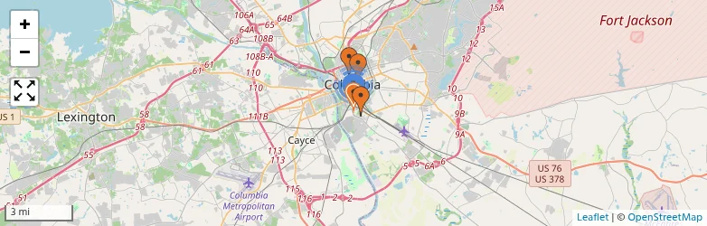 Related schools map