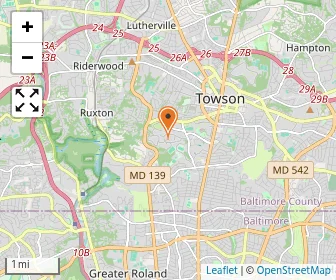 Map of Sheppard Pratt School and Residential Treatment Center - Towson
