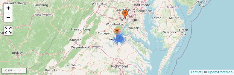 Related schools map