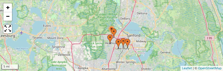 Related schools map
