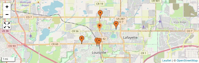 Related schools map