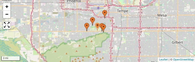 Related schools map