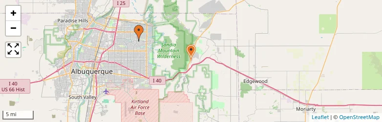 Related schools map
