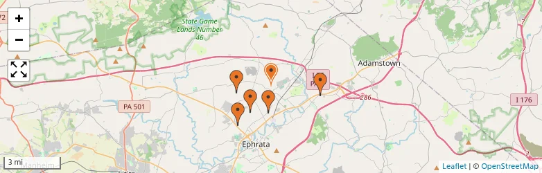 Related schools map