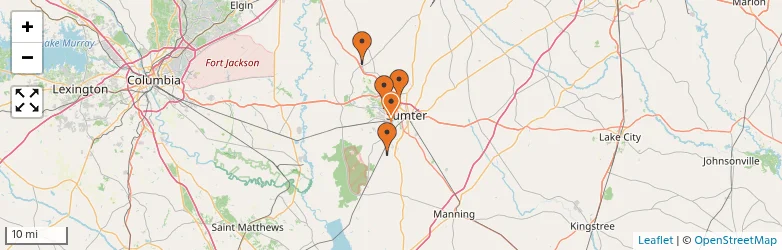 Related schools map