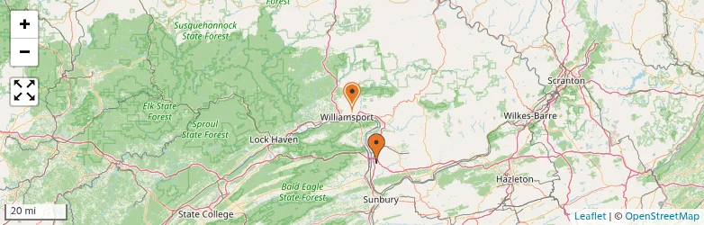 Related schools map