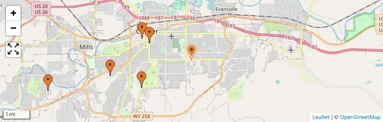 Related schools map