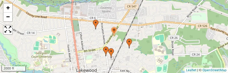 Related schools map