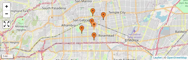 Related schools map