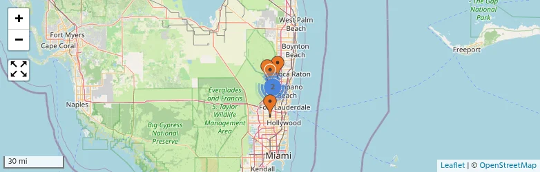 Related schools map