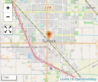 Map of Turlock Christian Junior/Senior High School