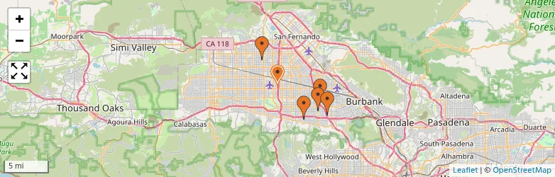 Related schools map