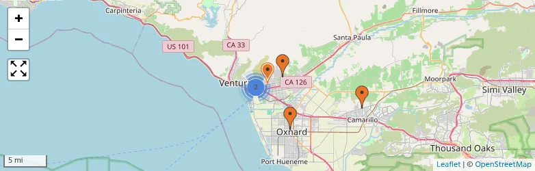 Related schools map