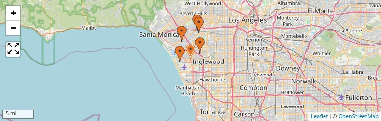 Related schools map