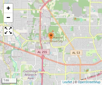 Map of Oakwood Adventist Academy