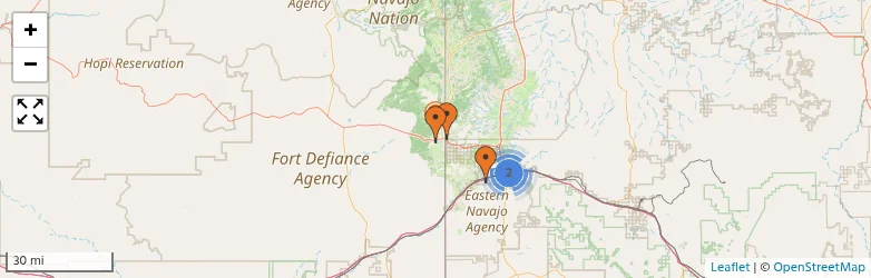 Related schools map