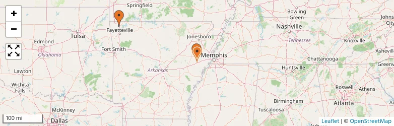 Related schools map