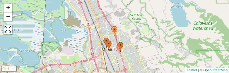 Related schools map