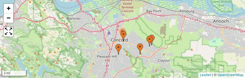 Related schools map