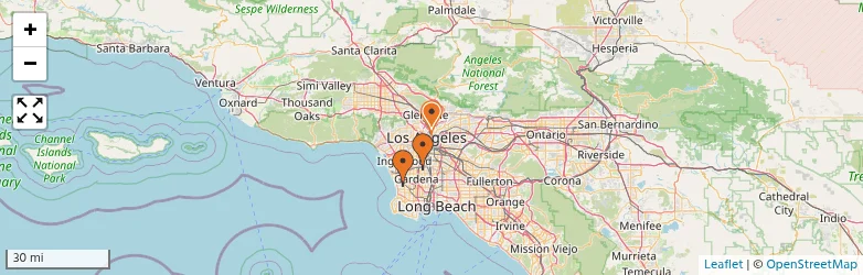 Related schools map