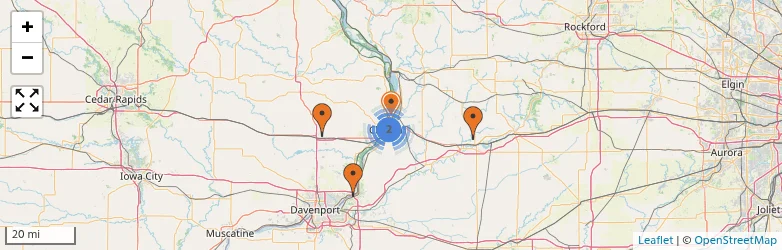Related schools map