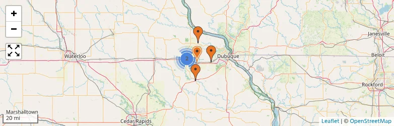 Related schools map