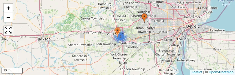 Related schools map