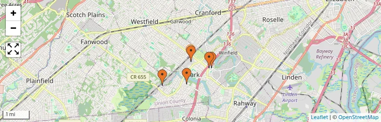 Related schools map