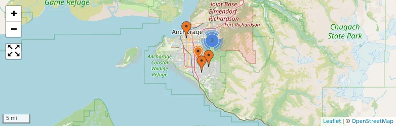 Related schools map