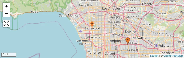 Related schools map
